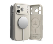 Ringke Silicone Magnetic Magsafe do Iphone 17 Pro Max Stone Ringke