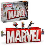 LEGO Marvel 76313 Logo MARVEL z minifigurkami LEGO