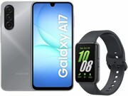 SAMSUNG Galaxy A17 8/256GB Szary + Smartwatch SAMSUNG Galaxy Fit3 Szary (SM-R390) Galaxy A17 8/256GB Szary Smartwatch SAMSUNG Galaxy Fit3 Szary (SM-R390) SAMSUNG