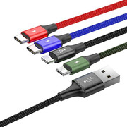 Baseus 4w1 2xUSB-C / Lightning / Micro 3,5A 1.2m Baseus