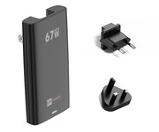 Adam Elements Dual Travel Slim Charge 67W GaN - 1 USB-C/1 USB-A PD/P Adam Elements