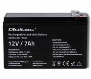 QOLTEC Akumulator AGM 12V 7Ah max 105A Akumulator AGM 12V 7Ah max 105A QOLTEC