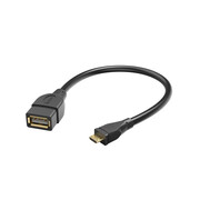 Hama KABEL OTG USB-USB 0.15M HAMA czarny # Hama