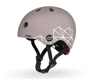 Scoot & Ride Kask Ochronny XXS-S dla dzieci 1-5 lat Brown Lines Scoot & Ride