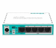 MIKROTIK hEX lite RB750r2 (1xWAN 4xLAN) PoE in RB750R2 hEX lite RB750r2 (1xWAN 4xLAN) PoE in RB750R2 MIKROTIK