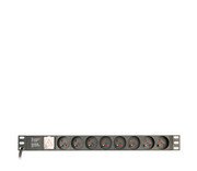 Gembird Rack - 8 gniazd FR, 1U, 10A, C14, 3m Gembird
