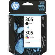 HP Zestaw 305 2 tuszów Black+CMY Instant Ink HP