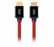 Silver Monkey X Kabel HDMI v2.1 3m czerwony SMXA018 Kabel HDMI v2.1 3m czerwony SMXA018 Silver Monkey X