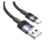 USAMS Kabel USB na USB-C 3A 1,2m Fast Charging stalowy USAMS