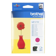 BROTHER Tusz Czerwony LC121M - zdjęcie 1