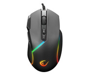 Rampage Comfort 12800 DPI RGB - czarny Rampage