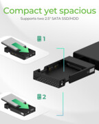 ICY BOX USB 3.2 Gen 2 - RAID - 2x HDD/SSD ICY BOX