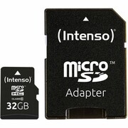 INTENSO microSD 32GB Class10 + adapter SD microSD 32GB Class10 adapter SD INTENSO