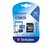 Verbatim 32GB microSDHC Premium 90MB/s Verbatim