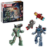 LEGO Marvel Iron Man i War Machine kontra drony Hammera 76320 LEGO