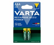 VARTA Recharge Accu Power AAA 1000mAh (2 szt.) 5703301402 Recharge Accu Power AAA 1000mAh (2 szt.) 5703301402 VARTA