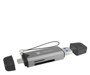 Natec CZYTNIK KART SCARAB 3 USB-A + USB-C SD/MICRO SD USB 3.2 GEN Natec