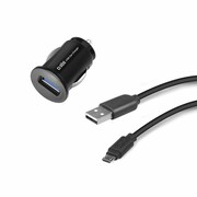 SBS 2.1A z kablem microUSB FC czarna 2.1A z kablem microUSB FC czarna SBS