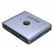 UNITEK Dwukierunkowy przełącznik DP 1.4 8K 2-na-1 V1609A Dwukierunkowy przełącznik DP 1.4 8K 2-na-1 V1609A UNITEK
