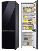 SAMSUNG BESPOKE RB38C7B5D22 EF AI No Frost Czarne Szkło 203cm Metal Cooling Komora Zero 390L BESPOKE RB38C7B5D22 SAMSUNG