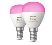 Philips Hue Hue White and color ambiance Żarówka kulka E14 470lm (2szt.) Philips Hue