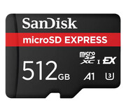 Sandisk EXPRESS microSDXC 512GB (880/650 MB/s) EX C10 U3 UHS Sandisk
