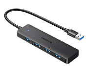 UGREEN Adapter 4w1 25851 Hub USB-A do 4x USB-A czarny UGREEN