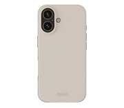 Holdit Silicone Case iPhone 16 Light Beige Holdit
