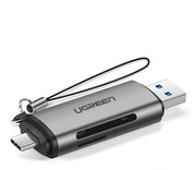 UGREEN Czytnik kart pamięci SD / microSD (USB 3.0 / USB-C) UGREEN