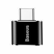 BASEUS Adapter USB - USB-C 2,4A czarny CATOTG-01 Adapter USB - USB-C 2 4A czarny CATOTG-01 BASEUS