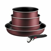 TEFAL TEFAL ZESTAW INGENIO 5 ELEMENTÓW (PATELNIA 22CM/28CM; RONDEL 18CM/20CM+RĄCZKA) SIMPLY COO TEFAL ZESTAW INGENIO 5 ELEMENTÓW SIMPLY COOL TEFAL