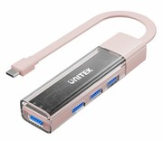 UNITEK Hub Dwukierunkowy USB-C/USB-A - 4x USB-A H1319APK01 Hub Dwukierunkowy USB-C/USB-A - 4x USB-A H1319APK01 UNITEK