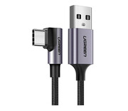 UGREEN US284 Kabel USB do USB-C kątowy 3A Quick Charge 3.0 1m UGREEN