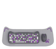CANYON Zestaw klawiatura i mysz HSET-W6 Violet z podkładką CANYON