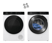 Gorenje ZESTAW Suszarka DPNA83WIFI+Pralka WPNA84A2ALWIFI+Nóżki AW012 Gorenje