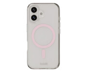 Holdit MagSafe Case iPhone 16 Pink/Transparent Holdit
