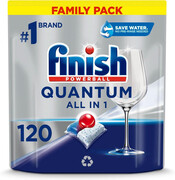 Finish FINISH 120szt Quantum All-in-1 Regular Kapsułki do zmywarki Finish