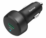 HAMA ŁADOWARKA SAMOCHODOWA Power Delivery /Qualcomm 25W CZARNA ŁADOWARKA SAMOCHODOWA Power Delivery /Qualcomm 25W CZARNA HAMA