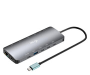 i-tec USB-C Nano 3x Display Dock 2x HDMI +USB-C video PD 140W i-tec