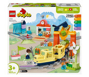 LEGO DUPLO 10428 Duży interaktywny pociąg miejski LEGO