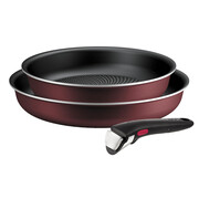 Tefal ZESTAW INGENIO 3 ELEMENTY (PATELNIA 24CM/28CM+RĄCZKA) SIMPLY Tefal