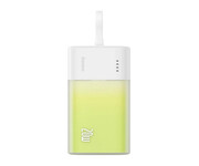 Baseus Powerbank Popsicle 5200mAh 20W z kablem biało-zielony Baseus