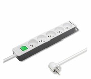 QOLTEC 5 gniazd , 1.8m, biało-szara 5 gniazd 1.8m biało-szara QOLTEC