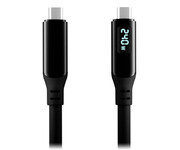 i-tec Kabel klasy Thunderbolt 4 Cable Pro 240W LCD 40 Gbps 1,5m i-tec