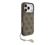 Guess 4G Charms Collection MagSafe do iPhone 17 Pro brązowy Guess