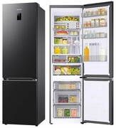 SAMSUNG RB38C776CB1 EF AI No Frost 203cm Grafitowa Stal Metal Cooling Komora Zero Składana Półka 390L RB38C776CB1 SAMSUNG