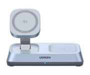 UGREEN Ładowarka indukcyjna 3w1 W711 MagFlowQi2 25W szara UGREEN