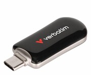 VERBATIM Plectra USB-C Flash Drive Black 256GB VERBATIM