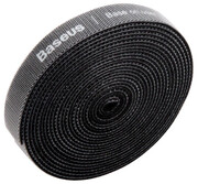 Baseus Colourful Circle Velcro Straps 3m (czarny) Baseus