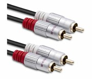 QOLTEC Kabel 2x RCA męski / 2x RCA męski | 0.5m | Czarny 52335 Kabel 2x RCA męski / 2x RCA męski 0.5m Czarny 52335 QOLTEC